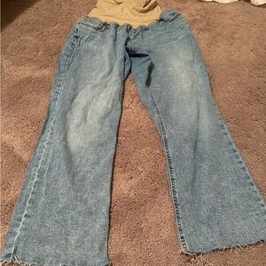 Indigo Blue Straight Leg Women's Jeans maternity